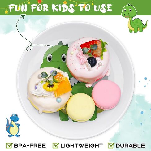 6 Pcs Dinosaur Plates for Boys Reusable Melamine Dinosaur Dinner Plates for Boys Girls Dinosaur Birthday Party Supplies in Saudi Arabia