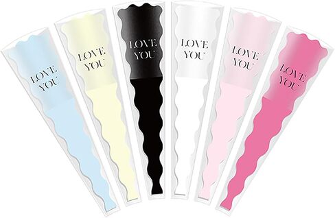 Totelux Mothers Day Flower Cellophane Bags 50PCS Single Flower Clear Packaging Bags for Bouquet Floral Gift Wrapping Wedding Birthday Party Supplies in Saudi Arabia
