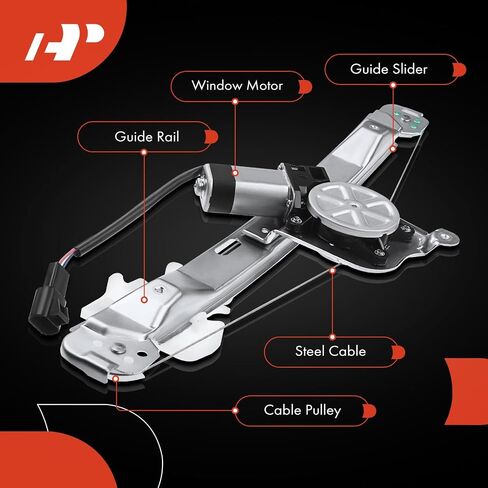 A-Premium Power Window Regulator with Motor Compatible with Pontiac G6 2005-2010 Rear Driver Side (Sedan Body Style Only) in Saudi Arabia
