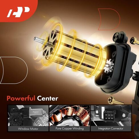 A-Premium Electric Power Window Regulator with Motor Compatible with Cadillac STS 2005-2011 Sedan Rear Left Driver Side in Saudi Arabia