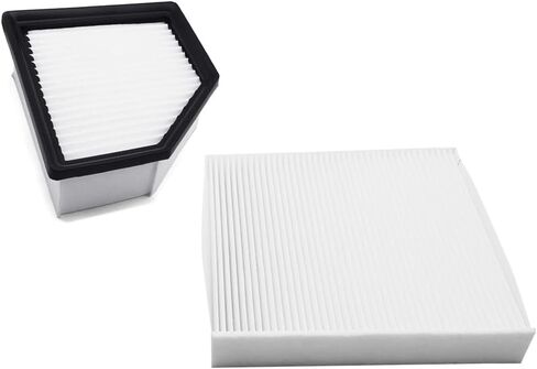 طقم فلتر الهواء والمقصورة متوافق مع Nissan Rogue 2021 2022 2023 استبدال 27277-6RC0A 16546-6RA0A in Kuwait