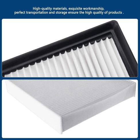 طقم فلتر الهواء والمقصورة متوافق مع Nissan Rogue 2021 2022 2023 استبدال 27277-6RC0A 16546-6RA0A in Kuwait