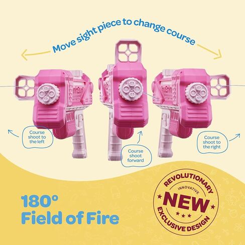 ArtCreativity AquaStriker Squirt Gun (Pink) - Prank Water Gun Gadget with Adjustable Sideways Shooting Action for Practical Jokes - Gag Water Gun for Kids 8-12 with 20' Range in Saudi Arabia