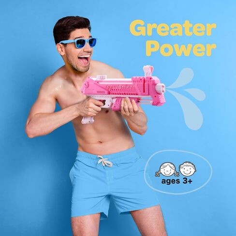 ArtCreativity AquaStriker Squirt Gun (Pink) - Prank Water Gun Gadget with Adjustable Sideways Shooting Action for Practical Jokes - Gag Water Gun for Kids 8-12 with 20' Range in Saudi Arabia