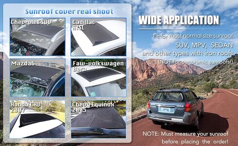 فتحة سقف شمسية، IC ICLOVER Universal Car Moon Roof Mesh غطاء حماية من الأشعة فوق البنفسجية، تركيب مغناطيسي سريع، إطلاق الحرارة والتهوية لتخييم السيارة، وقوف السيارات في الرحلات، التخييم طوال الليل in Kuwait