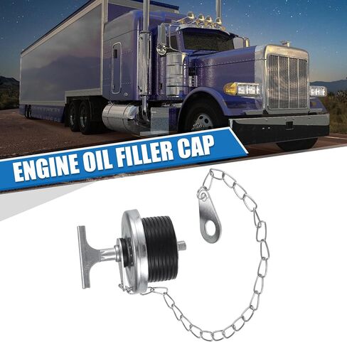 uxcell Universal 2" Engine Oil Filler Cap with Chain for N14 L10 M11 ISM Deisel Engines in Saudi Arabia
