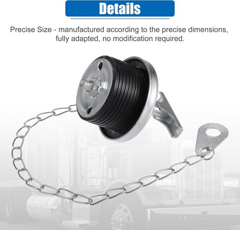 uxcell Universal 2" Engine Oil Filler Cap with Chain for N14 L10 M11 ISM Deisel Engines in Saudi Arabia
