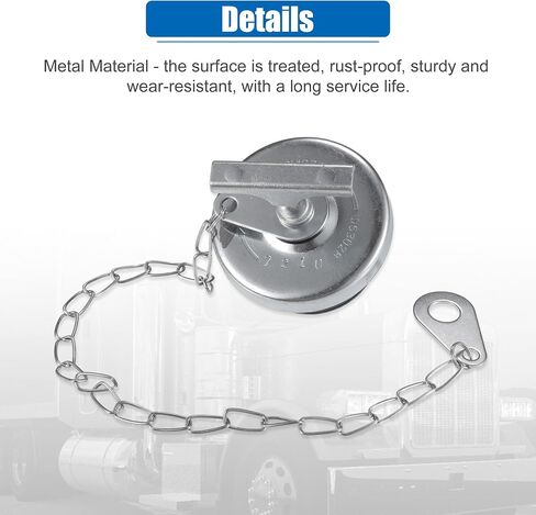 uxcell Universal 2" Engine Oil Filler Cap with Chain for N14 L10 M11 ISM Deisel Engines in Saudi Arabia