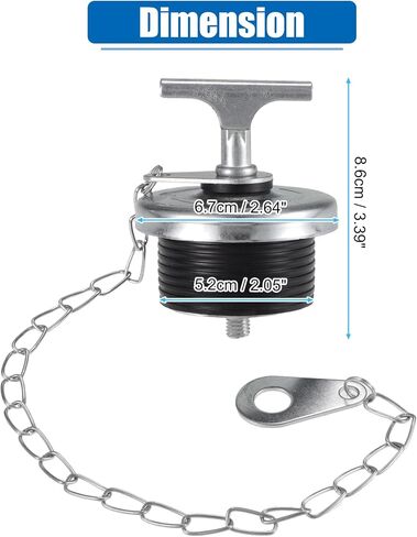 uxcell Universal 2" Engine Oil Filler Cap with Chain for N14 L10 M11 ISM Deisel Engines in Saudi Arabia