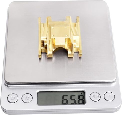 Brass High Clearance Links Set & Skid Plate for Traxxas TRX4M Upgrades fit for TRX-4M Bronco Defender 1/18 Crawler Car (Gold) in Saudi Arabia