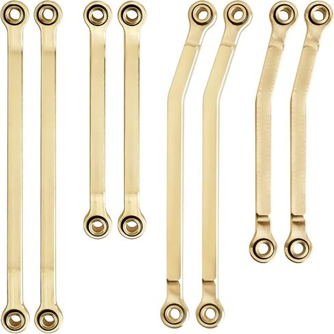 Brass High Clearance Links Set & Skid Plate for Traxxas TRX4M Upgrades fit for TRX-4M Bronco Defender 1/18 Crawler Car (Gold) in Saudi Arabia