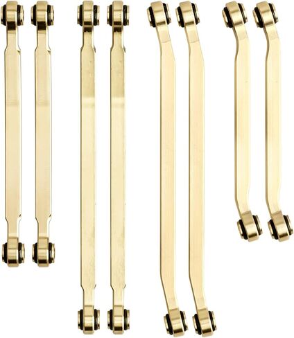 Brass High Clearance Links Set & Skid Plate for Traxxas TRX4M Upgrades fit for TRX-4M Bronco Defender 1/18 Crawler Car (Gold) in Saudi Arabia