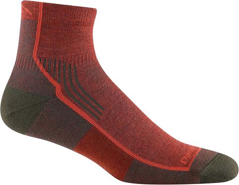 Darn Tough Men's Hiker Quarter Midweight with Cushion Hiking Sock (Style 1959) - Chestnut, X-Large in Saudi Arabia