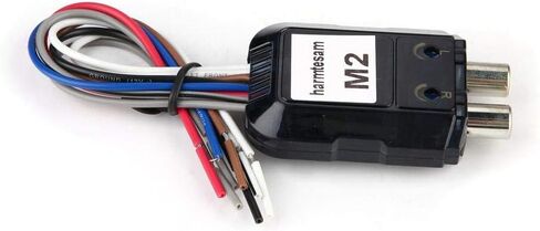 Car High Audio Converter,Stereo Subwoofer 2 Channel High to Low Audio Converter with Power Amplifier Control Wire in Saudi Arabia