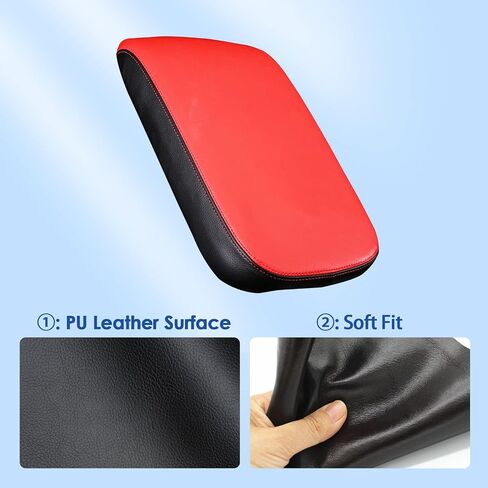 2018-2023 B MW X3 G01 Armrest Cover, for 2019-2023 B MW X4 G02 Armrest Cover 2022 X3 G01 Center Console Cover 2023 X4 G02 Center Console Cover B MW X3 X4 Leahter Armrest Cover (Black) in Saudi Arabia