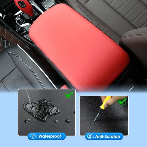 2018-2023 B MW X3 G01 Armrest Cover, for 2019-2023 B MW X4 G02 Armrest Cover 2022 X3 G01 Center Console Cover 2023 X4 G02 Center Console Cover B MW X3 X4 Leahter Armrest Cover (Black) in Saudi Arabia