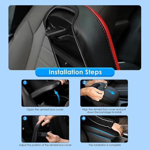 2018-2023 B MW X3 G01 Armrest Cover, for 2019-2023 B MW X4 G02 Armrest Cover 2022 X3 G01 Center Console Cover 2023 X4 G02 Center Console Cover B MW X3 X4 Leahter Armrest Cover (Black) in Saudi Arabia