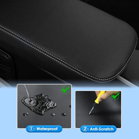 2018-2023 B MW X3 G01 Armrest Cover, for 2019-2023 B MW X4 G02 Armrest Cover 2022 X3 G01 Center Console Cover 2023 X4 G02 Center Console Cover B MW X3 X4 Leahter Armrest Cover (Black) in Saudi Arabia