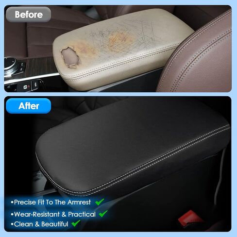 2018-2023 B MW X3 G01 Armrest Cover, for 2019-2023 B MW X4 G02 Armrest Cover 2022 X3 G01 Center Console Cover 2023 X4 G02 Center Console Cover B MW X3 X4 Leahter Armrest Cover (Black) in Saudi Arabia