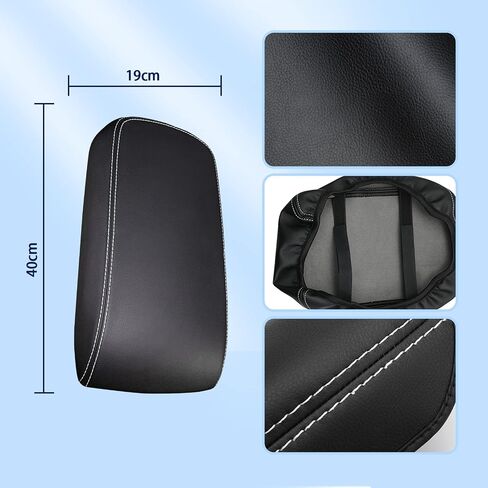 2018-2023 B MW X3 G01 Armrest Cover, for 2019-2023 B MW X4 G02 Armrest Cover 2022 X3 G01 Center Console Cover 2023 X4 G02 Center Console Cover B MW X3 X4 Leahter Armrest Cover (Black) in Saudi Arabia