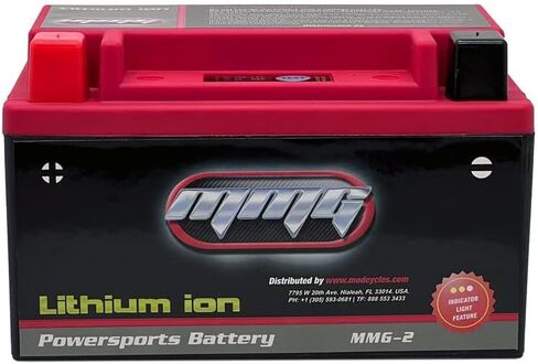 MMG YTX7A-BS LiFePO4 Lithium Sealed Powersports Battery 12 Volts 160 CCA for Motorcycles Scooters and ATV (MMG2) in Saudi Arabia