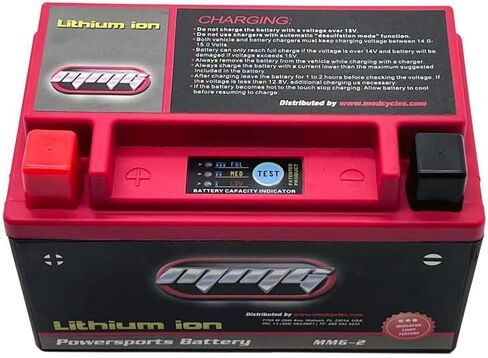 MMG YTX7A-BS LiFePO4 Lithium Sealed Powersports Battery 12 Volts 160 CCA for Motorcycles Scooters and ATV (MMG2) in Saudi Arabia