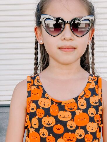 ShadyVEU Cute Heart Shaped Fashion UV400 Retro Fun Gradient Lens Party Toddler Kids Sunglasses in Saudi Arabia