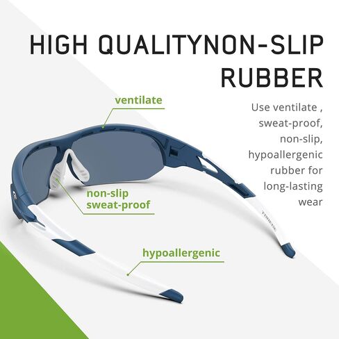 TOREGE Grilamid Tr90 Flexible Kids Sports Sunglasses Polarized Glasses for Junior Boys Girls Age 3-12 TR04 in Saudi Arabia