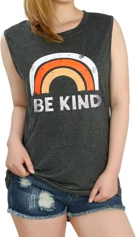 T-Shirts for Women,Rainbow Shirt Pride Round Neck T-Shirts Loose Blouse Tops Girl Graphic Casual Tees in Saudi Arabia