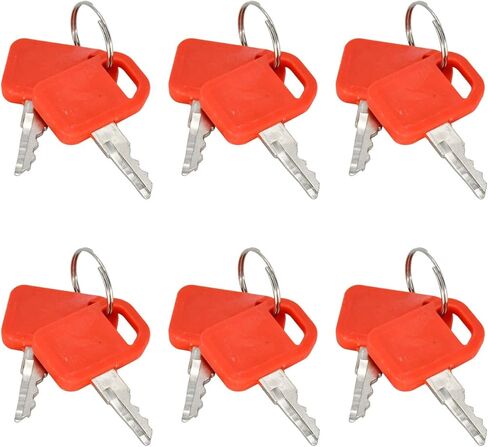 T209428 مفاتيح الإشعال 12 قطعة KV13427 متوافقة مع John Deere Skid Steer Loader 260 280 313 315 317 318E 325 326E محمل المسار المدمج CT315 CT322 CT332 329D Skidder Log 240 ELI80-0138 in Kuwait