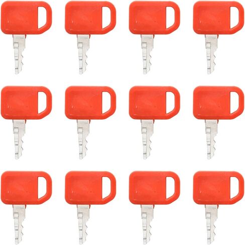 T209428 مفاتيح الإشعال 12 قطعة KV13427 متوافقة مع John Deere Skid Steer Loader 260 280 313 315 317 318E 325 326E محمل المسار المدمج CT315 CT322 CT332 329D Skidder Log 240 ELI80-0138 in Kuwait