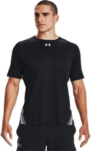 تي شيرت تدريب رجالي من Under Armour Iso-Chill مقاس M أسود-أبيض in Saudi Arabia