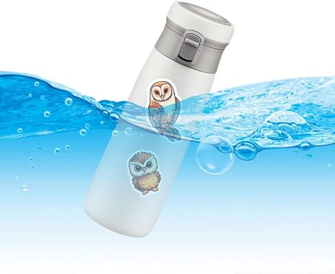 50 قطعة من ملصقات البومة على الجدران، ملصقات منزل البومة، مجموعة ملصقات بومة من الفينيل اللطيفة لزجاجة مياه للكمبيوتر المحمول وأمتعة الدراجة للفتيات والأولاد والمراهقين ومحبي البومة in Kuwait