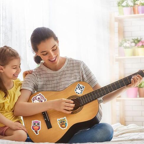 50 قطعة من ملصقات البومة على الجدران، ملصقات منزل البومة، مجموعة ملصقات بومة من الفينيل اللطيفة لزجاجة مياه للكمبيوتر المحمول وأمتعة الدراجة للفتيات والأولاد والمراهقين ومحبي البومة in Kuwait