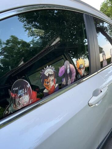 ملصق سيارة أنيمي ثلاثي الأبعاد Holo Anime ملصق مضاد للماء للسيارة ملصقات Peeker Anime للسيارة والكمبيوتر المحمول ولوح التزلج وإكسسوارات الرسوم المتحركة (WJ-12) in Saudi Arabia