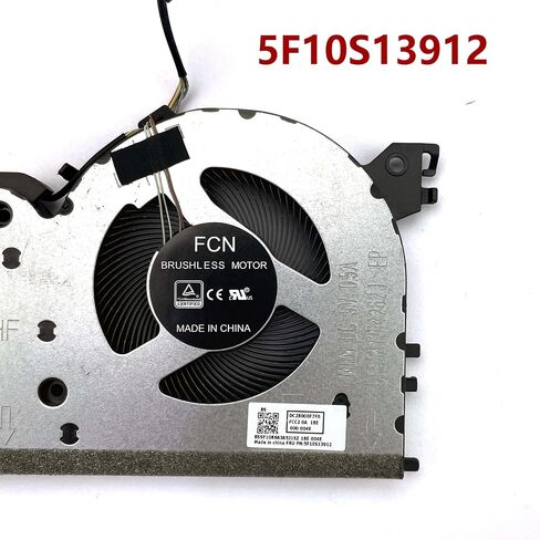 New CPU Cooling Fan Replacement for Lenovo ideapad Gaming 3-15IMH05 (Type: 81Y4), ideapad Gaming 3-15ARH05 (Type:82EY), ideapad Creator 5-15IMH05 (Type:82D4) Series P/N: DFS5K12114262J, 5F10S13912 in Saudi Arabia