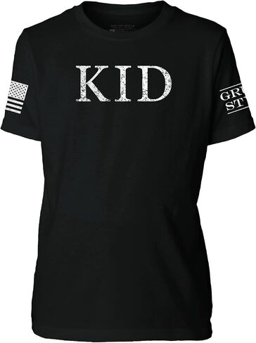تي شيرت شبابي للجنسين من Grunt Style Kid Defined (أسود، كبير) in Saudi Arabia