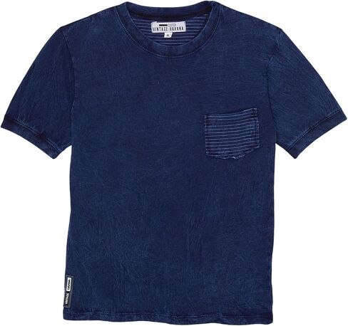 VINTAGE HAVANA Boy's Denim Pocket Tee (Little Kids/Big Kids) in Saudi Arabia