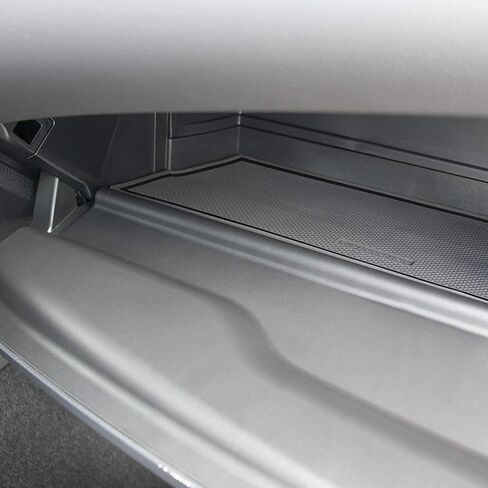 CupHolderHero يناسب ملحقات Toyota Camry 2018-2024 الداخلية المخصصة الفاخرة غير القابلة للانزلاق ومضادة للغبار حامل الأكواب، سجادات بطانة وحدة التحكم المركزية، بطانات جيب الباب مجموعة 16 قطعة (زخرفة بيضاء) in Kuwait