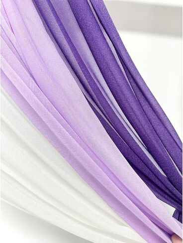 3 Panels Wedding Arch Draping Fabric, Dusty Blue Chiffon Fabric Wedding Backdrop Curtain Sheer Draping Fabric for Wedding Ceremony Party Festivals Stage Decorations (30" x 20ft) in Saudi Arabia