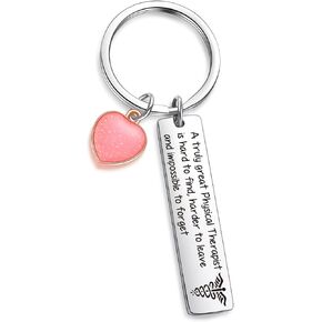 Therapist Thank You Keychain Pt Birthday Keychain Doctor Keychain Physiotherapist Apc Gift