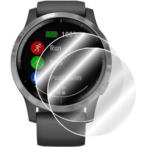 IPG For Garmin vívoactive 4 Smartwatch Screen Protector (2 Units) Invisible Ultra HD Clear Film Anti Scratch Skin Guard - Smooth/Self-Healing/Bubble -Free