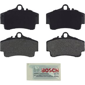 BOSCH BE738 Blue Semi-Metallic Disc Brake Pad Set - Compatible With Select Porsche 911, Boxster, Cayman; REAR