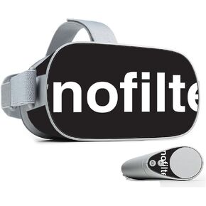 MightySkins Skin Compatible with Oculus Go Mobile VR - No Filter | Protective, Durable, and Unique Vinyl Decal wrap Cover | Easy to Apply, Remove, and Change Styles | Made in The USA
