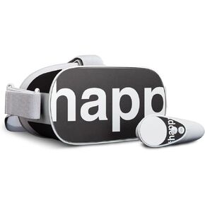MightySkins Skin Compatible with Oculus Go Mobile VR - Happy | Protective, Durable, and Unique Vinyl Decal wrap Cover | Easy to Apply, Remove, and Change Styles | Made in The USA