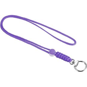 PATIKIL Badge Lanyards with Round Clasp Necklace Keychain Cord Metal Hook Strap for Keys Whistle ID Card Holder