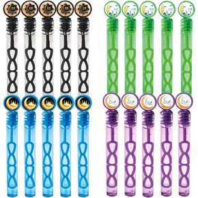 20Pcs Eid/Ramadan Mubarak Bubble Wands, Mini Bubble Wands for Eid Party Favors, Islamic Gift Toys for Girls Boys Kids Toddler Adults, Party Bag Stuffers Goodie Bag Filler, Classroom Prizes
