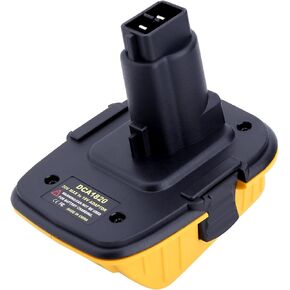 DCA1820 Adapter Compatible with DeWalt 20V Max Battery DCB203 DCB206 to 18V XRP NiCad NiMh Battery DC9096, Replacement for DeWalt 18 to 20 Volt Adapter