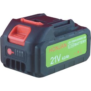 4.0Ah 21V Replacement Rechargeable Li-ion Battery with Level Indicator Cordless Paint Sprayer CSPS021-Ge Compatible with Most Makita Interface Battery Cordless Electric Tools