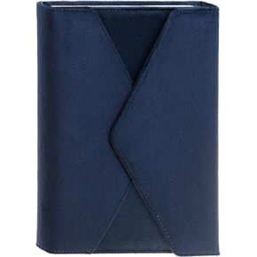 Eccolo Lined Journal Notebook, Velvet Hardcover, 256 Ruled Pages of Acid-Free Ivory Color Paper, Magnetic Flap Closure, 3 Bookmarks (Purple, 6x8 inches)